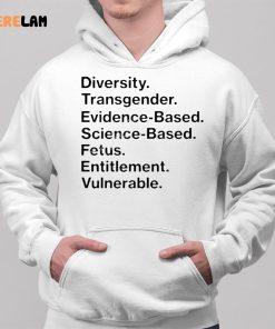 Matt Diversity Transgender Evidence Based Science Based Fetus Entitlement Vulnerable Shirt 2 1