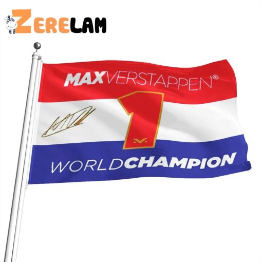 Max Verstappen F1 World Championship Garden Flag House Flag