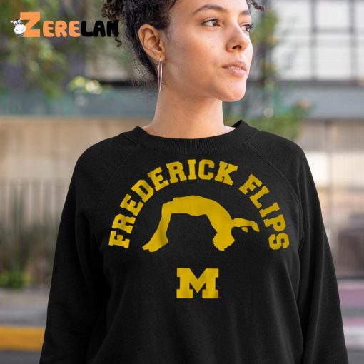 Michigan Gymnastics Frederick Flips Shirt