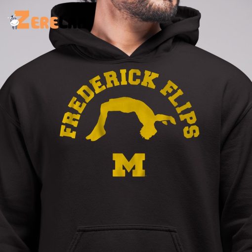 Michigan Gymnastics Frederick Flips Shirt