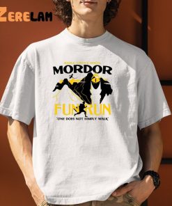 Middle Earth shadow Annual Mordor Fun Run Farther Day Shirt, Gifts For Men