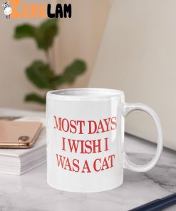 Most Days I Wish I Was A Cat Mug 2