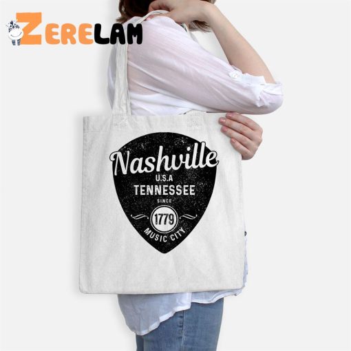 Nashville Tennessee Since 1779 Music City Tote Bag
