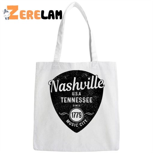 Nashville Tennessee Since 1779 Music City Tote Bag