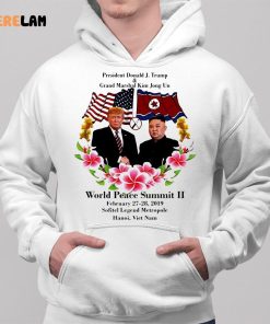 President Donald J Trump and Grand Marshal Kim Jong Un World Peace Summit II shirt 2 1
