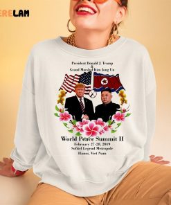 President Donald J Trump and Grand Marshal Kim Jong Un World Peace Summit II shirt 3 1