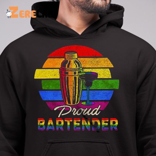 Proud Bartender Cool Lgbt Shirt