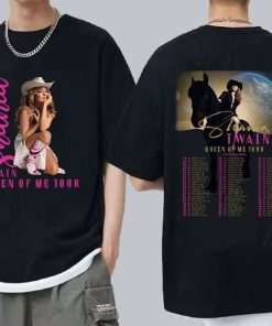 Queen Of Me Tour 2023 Shania Twain Double Sided Shirt Best Gifts For Fan