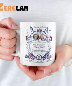 Saturday 6th may 2023 King Charles III And Camilla Mug 2