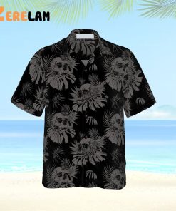 Seamless Gothic Skull Hawaiian Shirt Best For Men 2