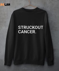 StruckOut Cancer White Sox Shirt 3 1