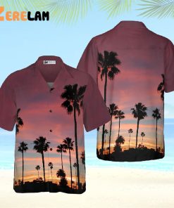 Sunset Venice Beach Hawaiian Shirt Good For Summer Men 1