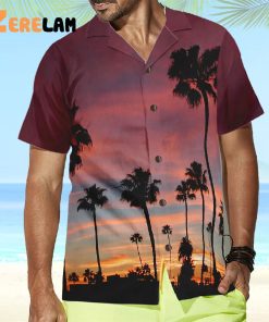 Sunset Venice Beach Hawaiian Shirt Good For Summer Men 2