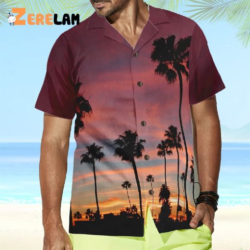 Sunset Venice Beach Hawaiian Shirt, Good For Summer Men
