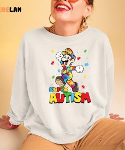 Super Mario Autism Puzzle Pieces Shirt 3 1