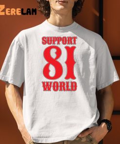 Support 81 World Shirt, Hells Angels Logo Shirt