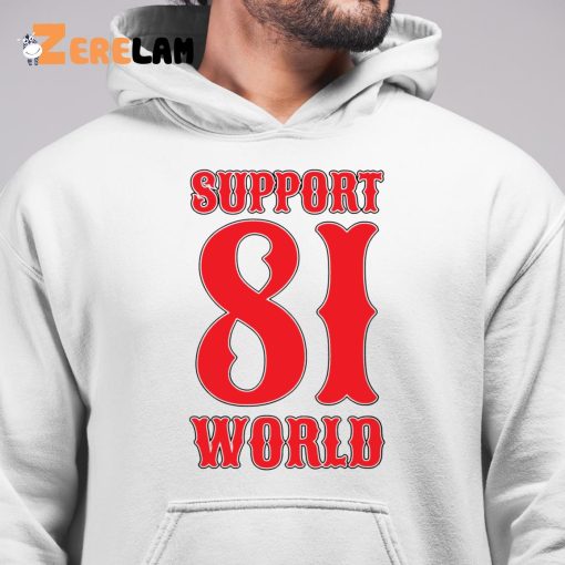 Support 81 World Shirt, Hells Angels Logo Shirt