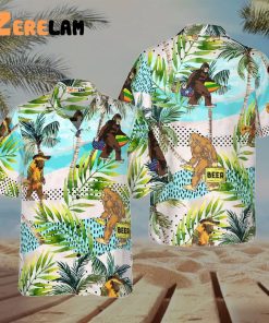 TROPICAL BIGFOOT SUMMER Hawaiian Shirt, Ahoha Funny Shirt For Men