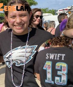 Taylor Swift Philadelphia Eagles 13 Shirt, Great Gifts For Fan