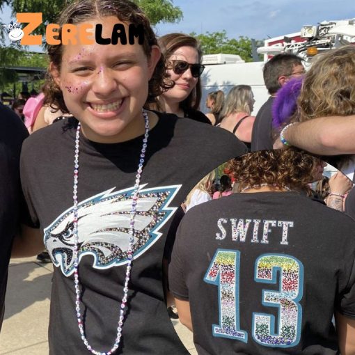 Taylor Swift Philadelphia Eagles 13 Shirt, Great Gifts For Fan