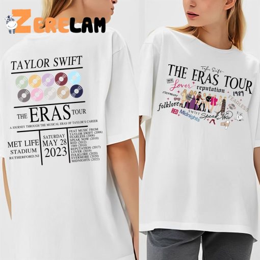Taylor Swift The Eras Tour Metlife Stadium Shirt