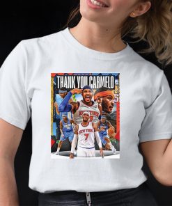 Thank You Carmelo New York 7 Nba Shirt 12 1