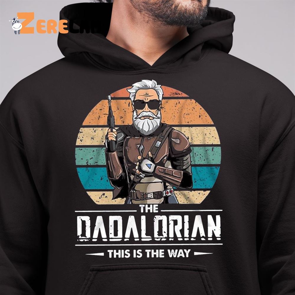 The Dadalorian This The Way Star Wars Retro Father Day's Shirt