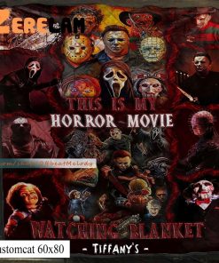This Is My Horror Movie Halloween Quilt Blanket