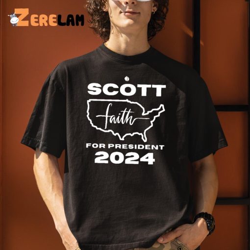 Tim Scott For President 2024 Faith In America Shirt