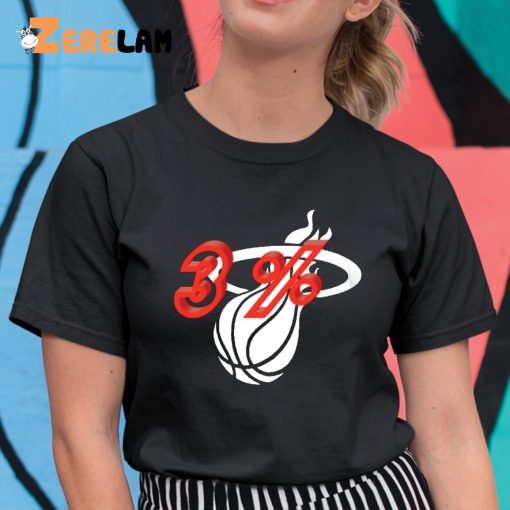 Tobin 3% Heat Miami Culture Shirt