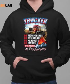 Trucker No Straight Hustle All Day Everyday Shirt 2 1