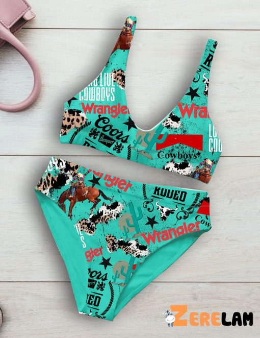 Western Cowboy Bikini Set