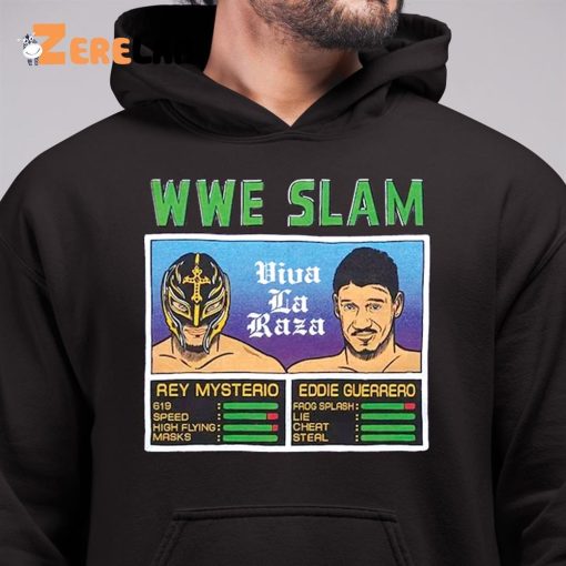 WWE Slam Rey Mysterio Eddie Guerrero Viva La Raza Shirt