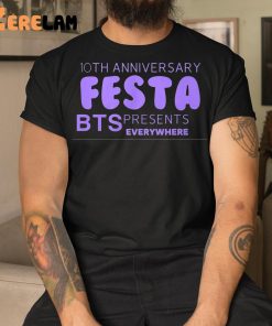10th Anniversary Festa Bts Shirt