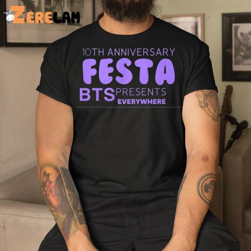 10th Anniversary Festa Bts Shirt