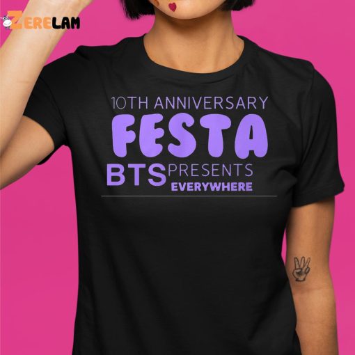 10th Anniversary Festa Bts Shirt