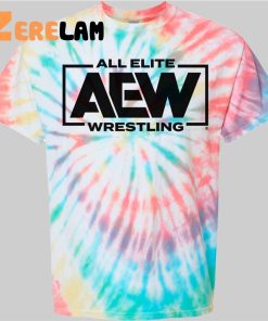 AEW Logo Prism Tie Dye Shirt