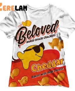Beloved Cheddar Baked With Real Cheese Shirt 3