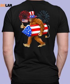 Bigfoot American Flag Funny 4th Of July Shirt 7 1