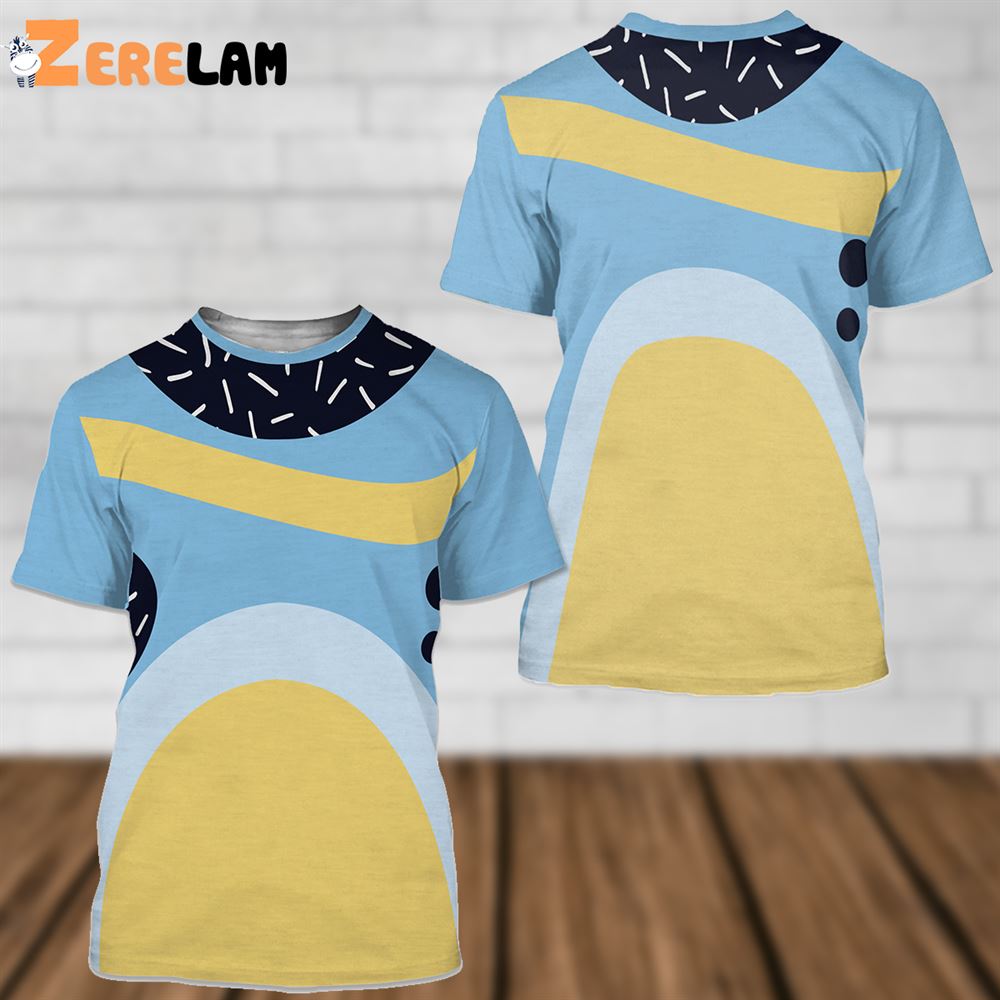 Bluey Rad Like Mom Family Shirt - Zerelam