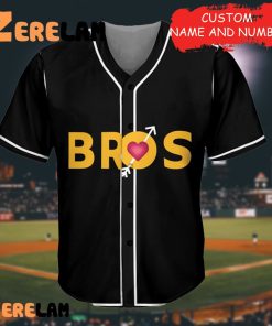 Bros Heart Baseball Jersey