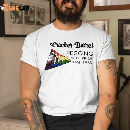 Cracker Barrel Pegging With Pride Since 1969 Shirt