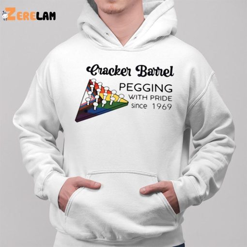 Cracker Barrel Pegging With Pride Since 1969 Shirt