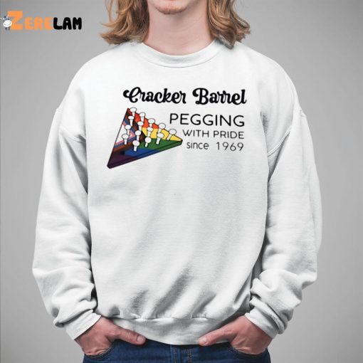 Cracker Barrel Pegging With Pride Since 1969 Shirt