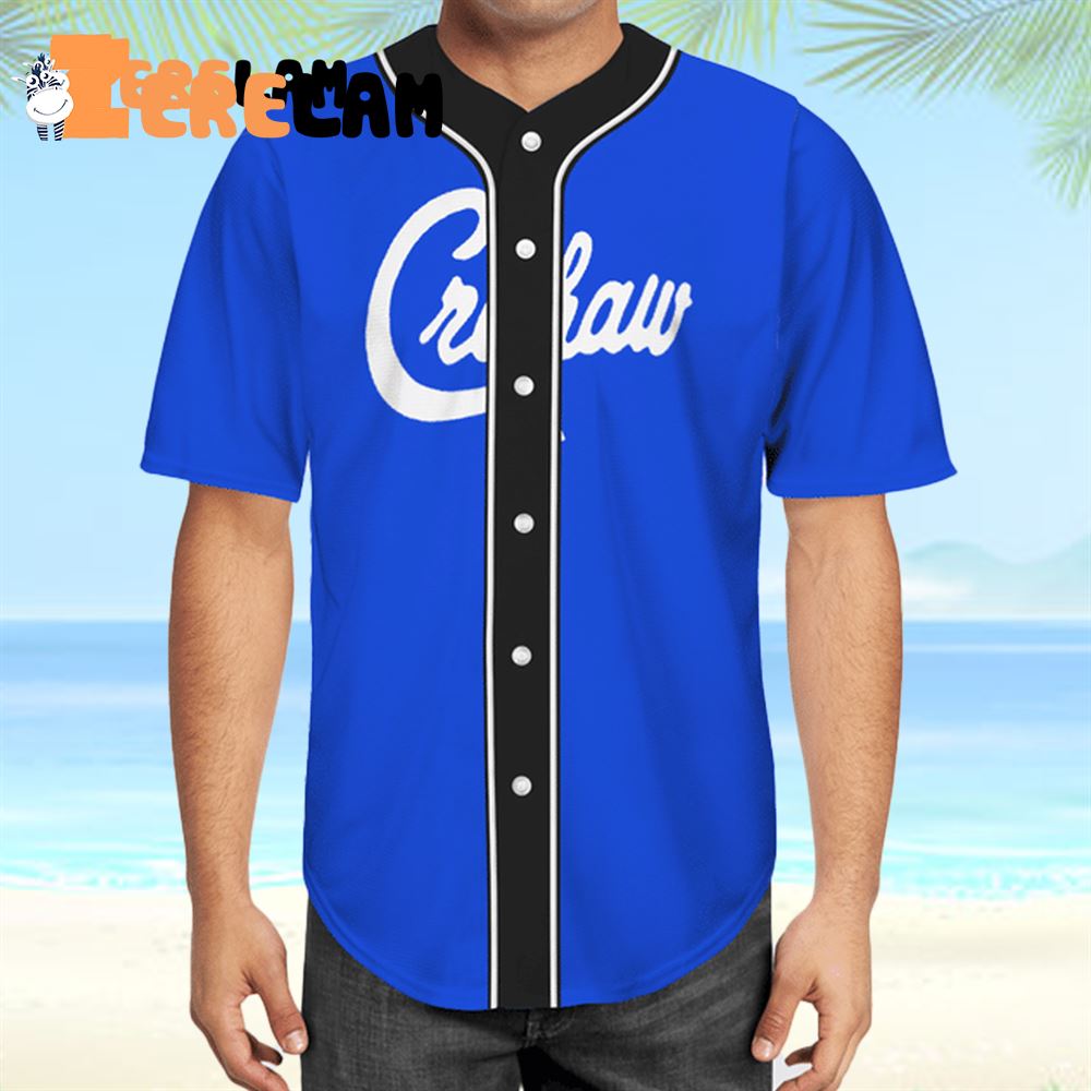 Crenshaw Blue Baseball Jersey - Zerelam