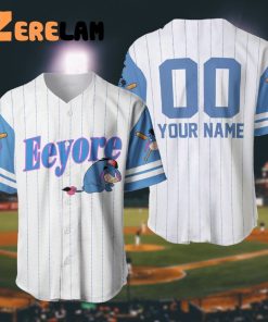 Custom Eeyore Disney Baseball Jersey