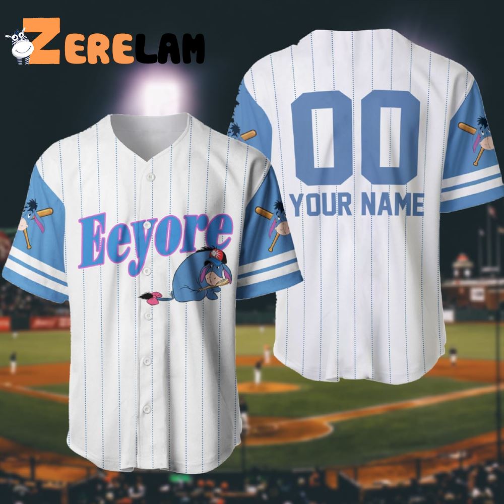 Custom Eeyore Disney Baseball Jersey - Zerelam