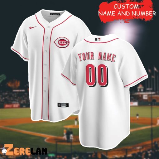 Custom Men’s Cincinnati Reds White Baseball Jersey, Best Gift For Fan