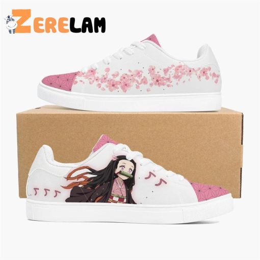 Demon Slayer Nezuko Kamado Skate Anime Shoes