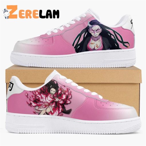 Demon Slayer Nezuko Pink Air F1 Anime Shoes